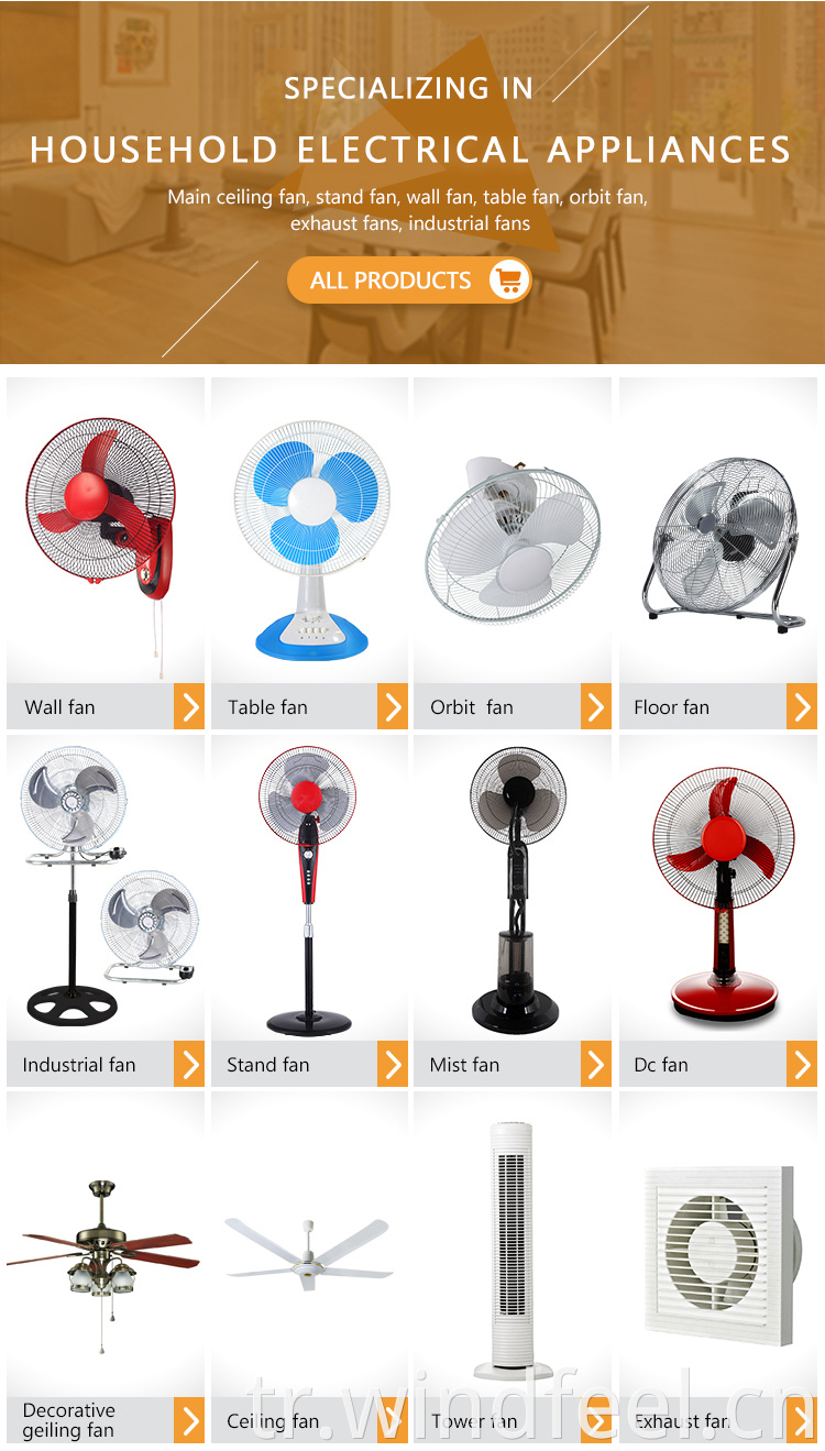 12 inç Yüksek Kalite Düşük Fiyat Yedek Parçalı Masa Fanı Ayarlanabilir Katlanır Mini Fan Seyahat İçin Çalışma Ev 3 Hız